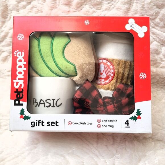 Pet Shoppe Dog and Owner Coffee and Brunch 4 Piece Gift Set New in Box - Picture 1 of 3